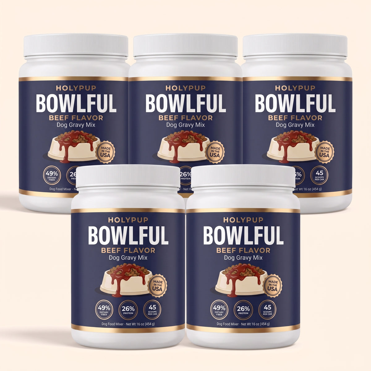 BOWLFUL Beef, 5 can subscription