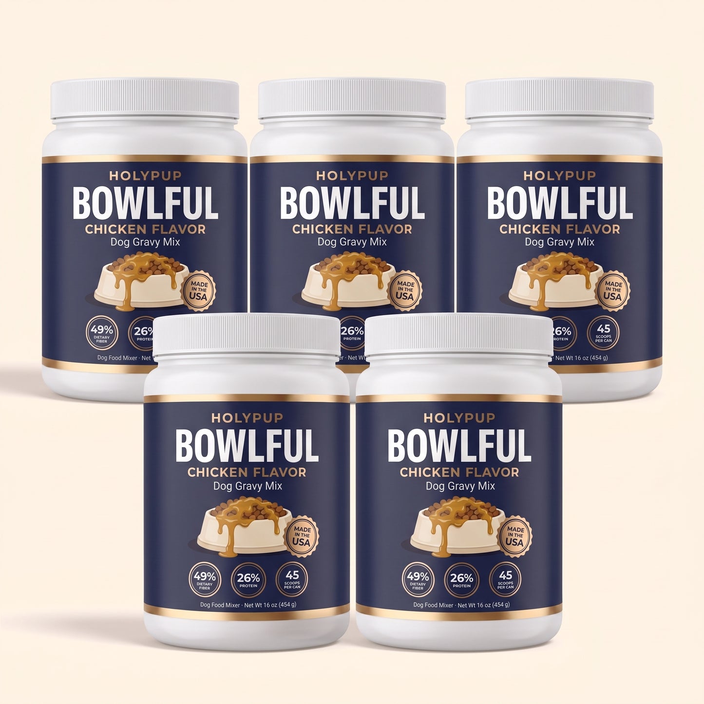 BOWLFUL Chicken, 5 can subscription